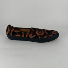 Dries Van Noten Gold Spiral Slip-On Sneaker Size 12