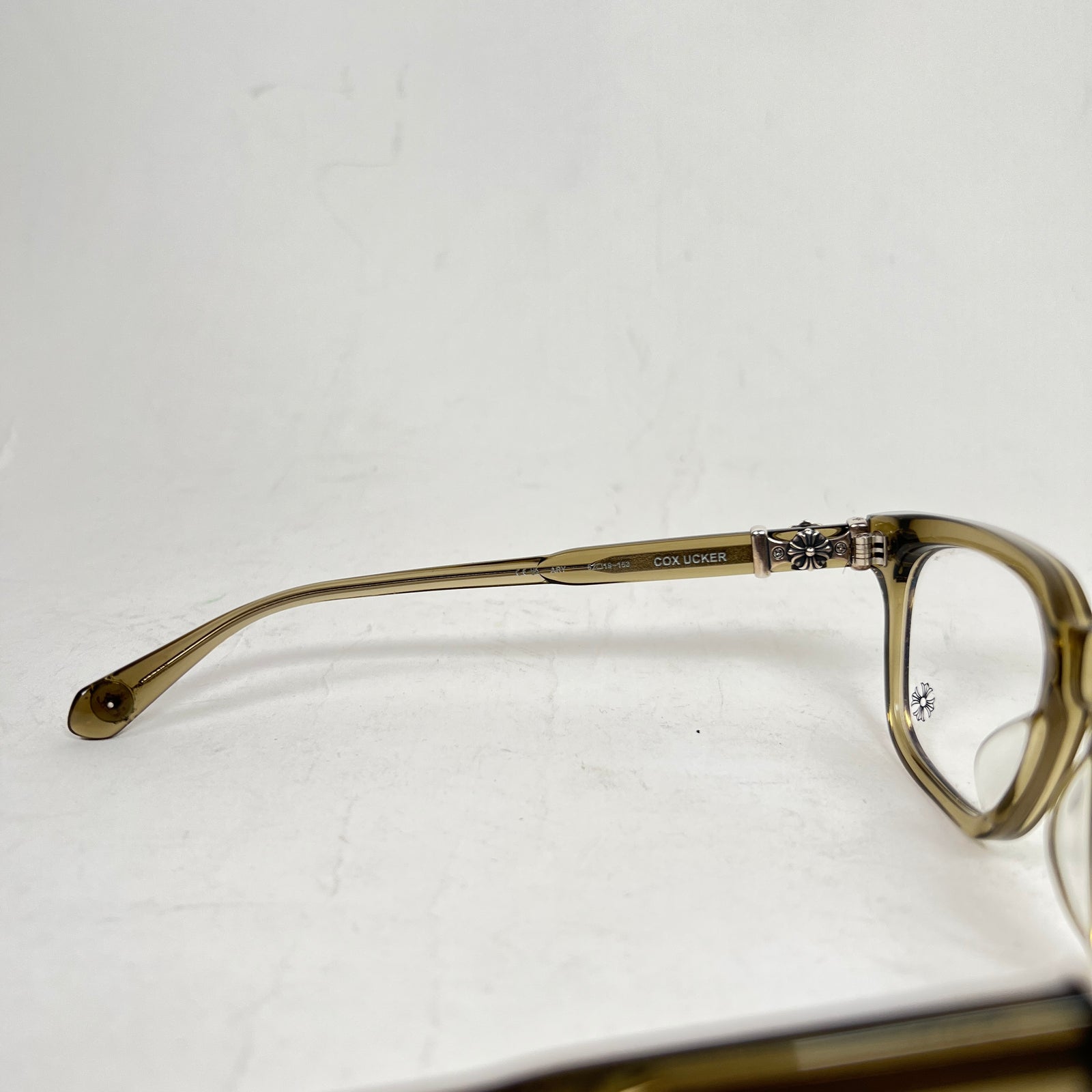 Chrome Hearts Army Green 'Cox Ucker' Glasses