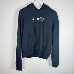 Off-White Black/Pink Acrylic Arrow Hoodie Size M