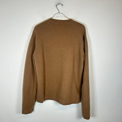 Chrome Hearts Brown Triple Cross Patch Cashmere Sweater Size M