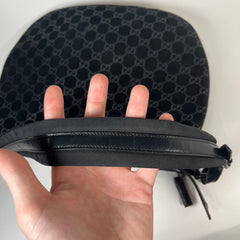 Gucci GG Monogram Suede Hobo Bag