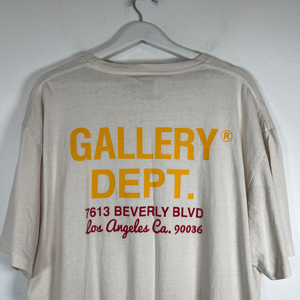 Gallery Dept Cream Venice Car Show T-Shirt Size XL