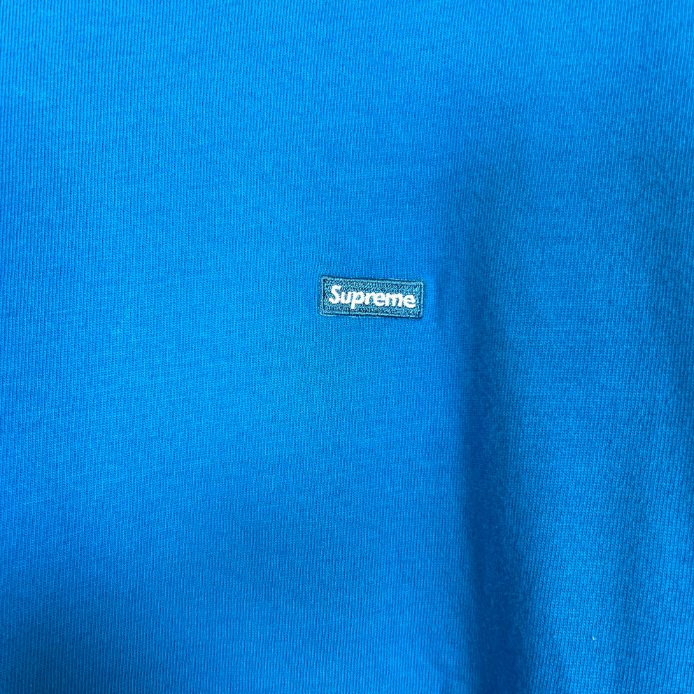 Supreme Blue Mini Box Logo T-Shirt Size L