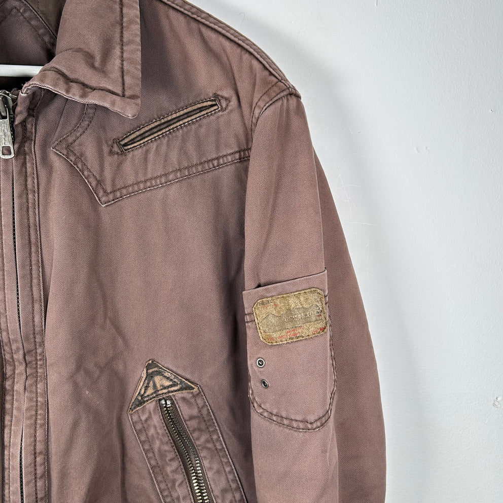 Diesel Western Flight Style Bomber Jacket Size L