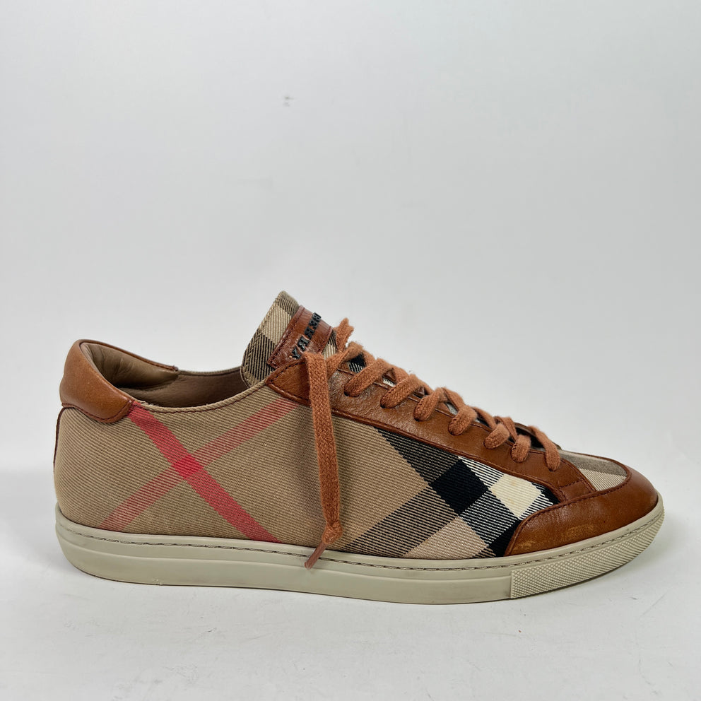 Burberry Check Canvas Low-Top Sneaker