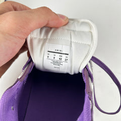 Amiri Purple Skeleton Low-Top Sneakers Size 9