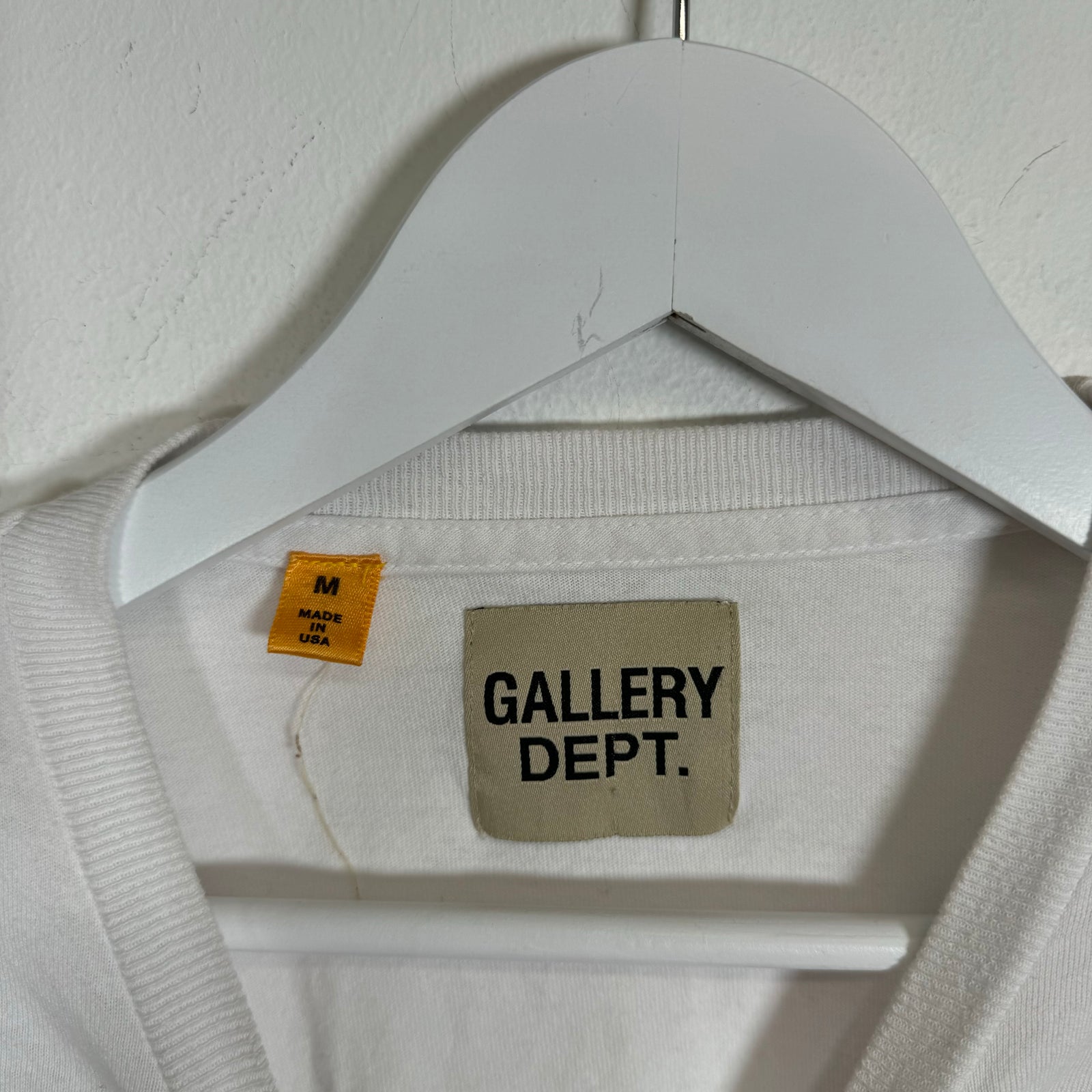 Gallery Dept White De La Galleria LS Tee Size M