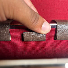 Gucci Bamboo GG Supreme Globe-Trotter Vanity Case
