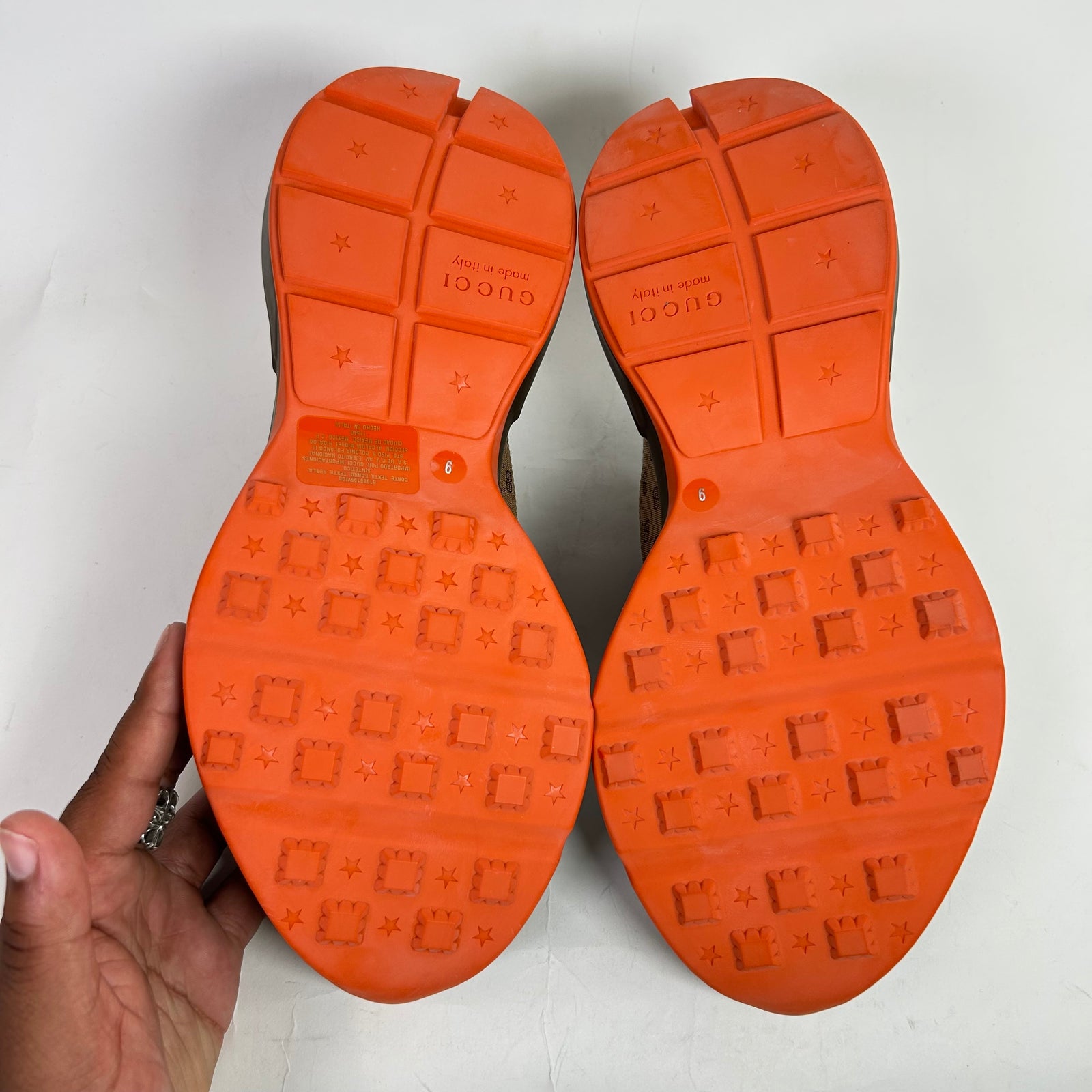 Gucci Burgundy GG Rhyton Sneaker