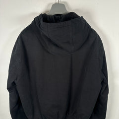 Prada Plaque Logo Hooded Work Jacket