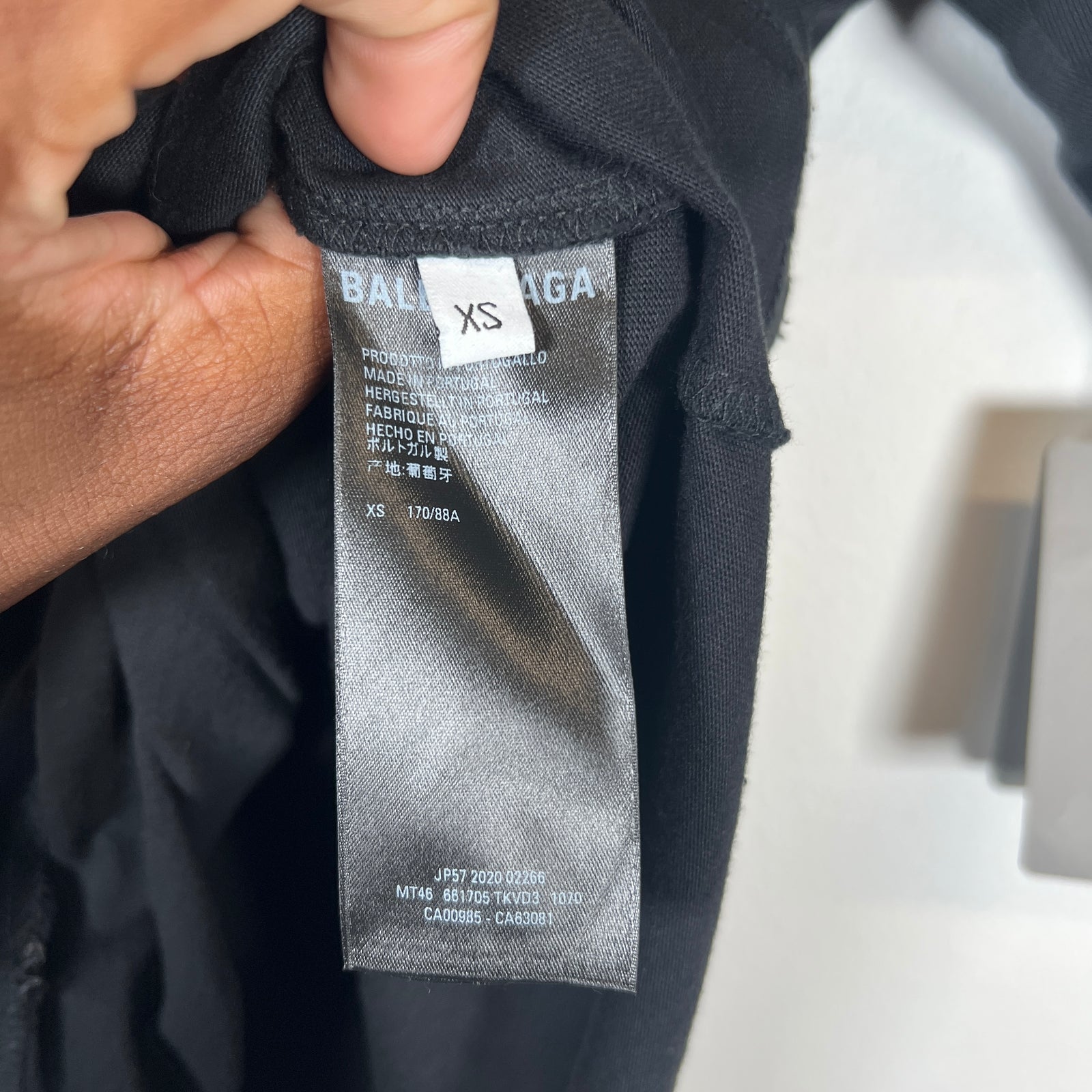 Balenciaga Black 'Free' T-Shirt Size XS