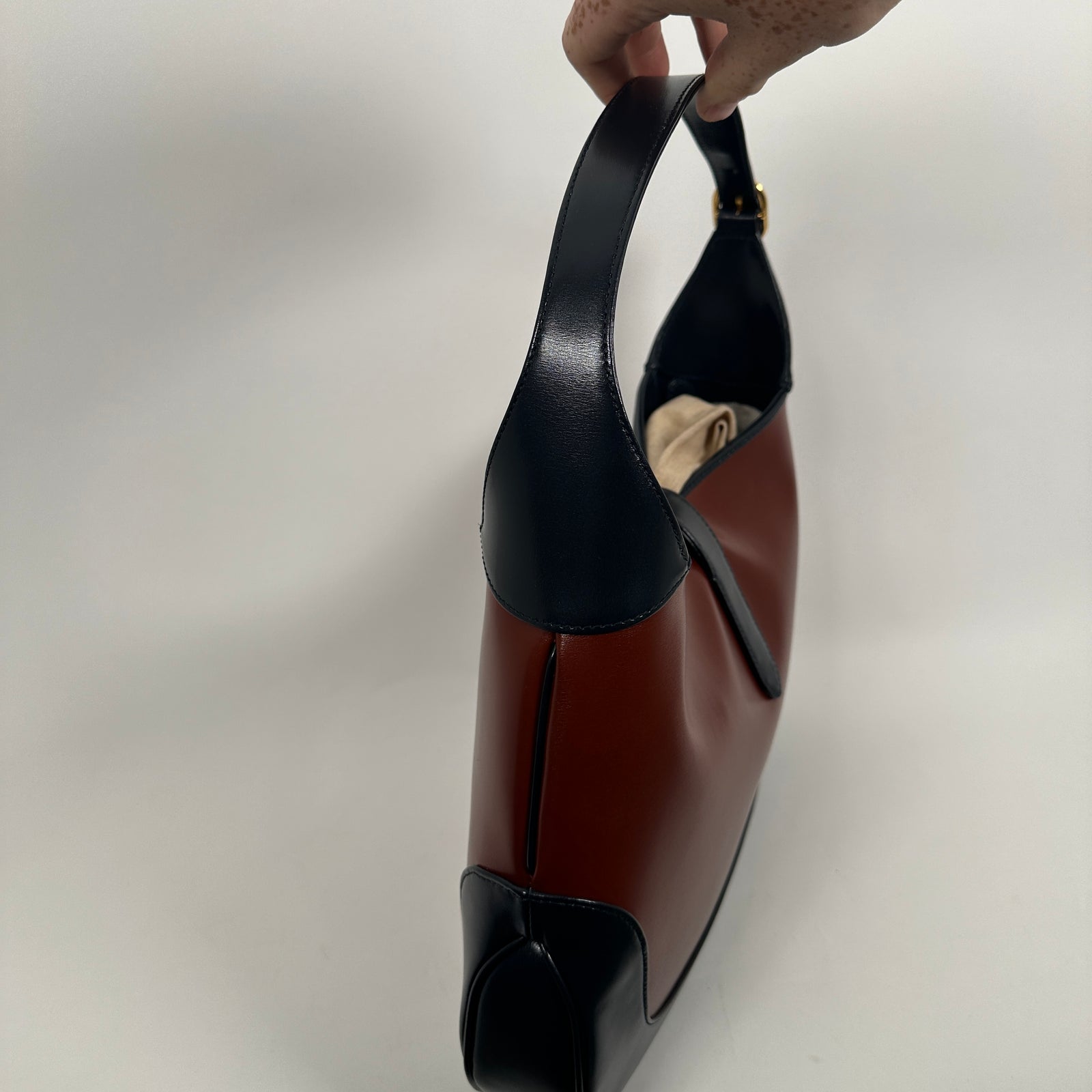 Gucci Jackie 1961 Boarded Dyana Lux Navy / Brown