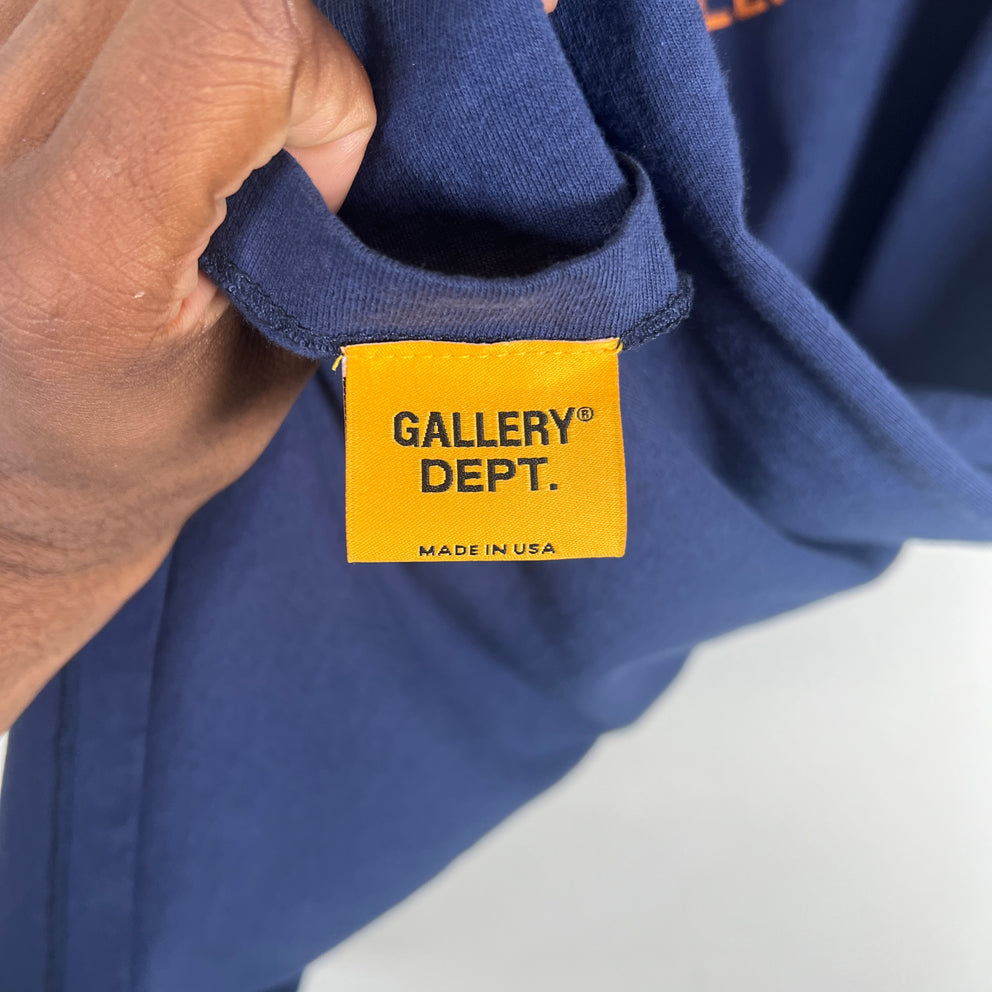 Gallery Dept Navy Tokyo T-Shirt Size L