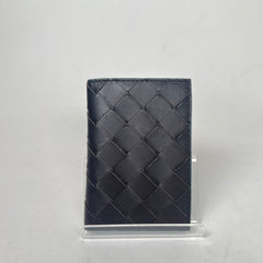 Bottega Veneta Brown/Blue Bi-Fold Wallet
