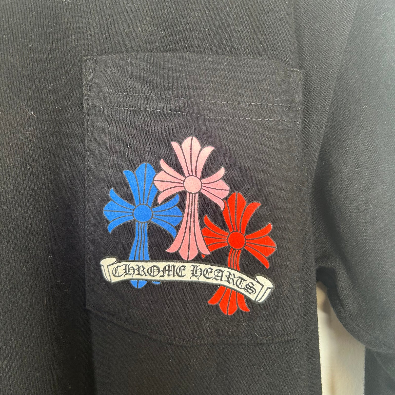 Chrome Hearts Rainbow Cross Longsleeve Size S