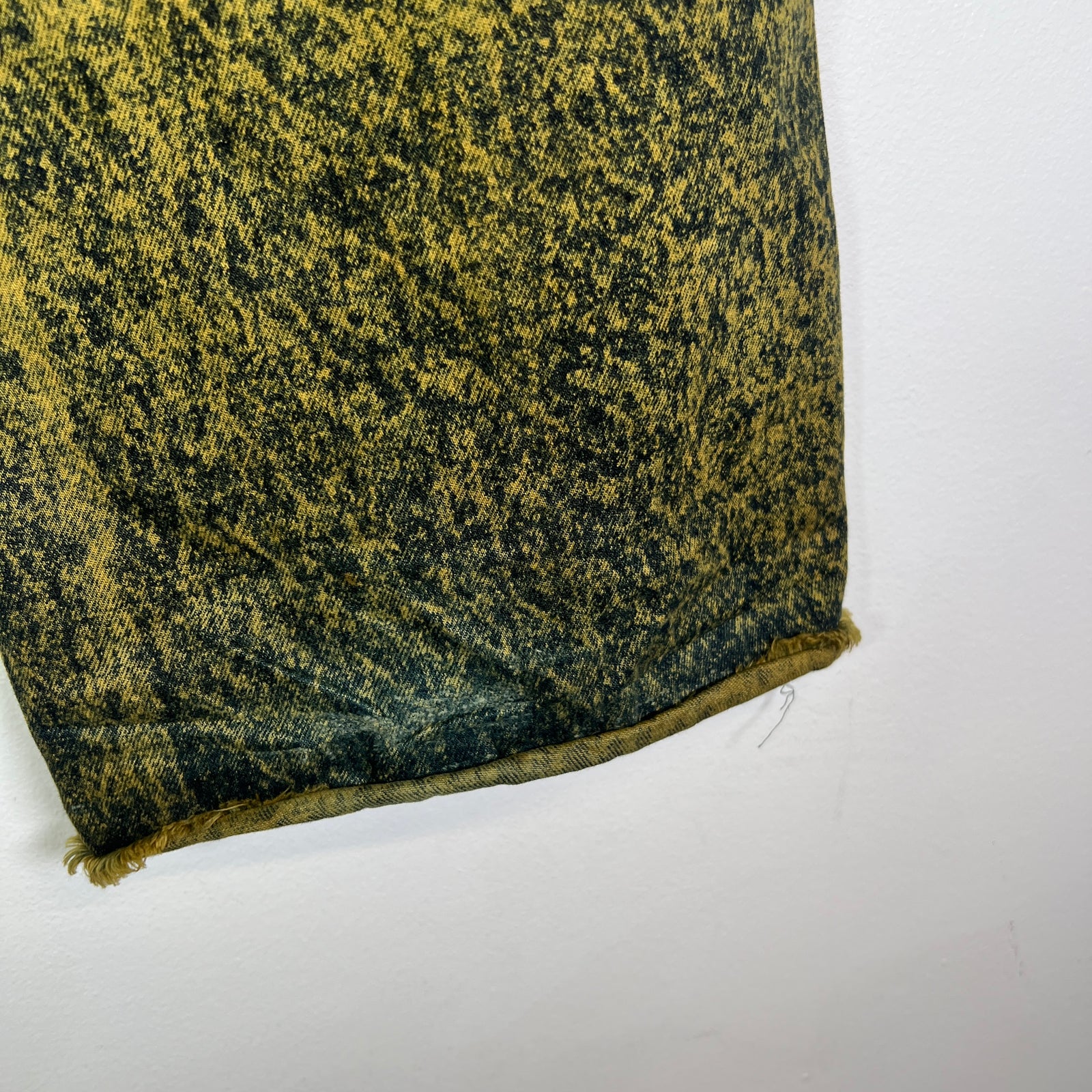 Marni Maize Yellow Marble Dyed Jeans