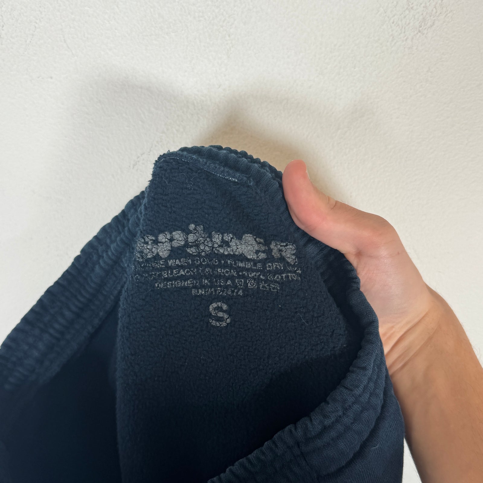 Sp5der Navy/Brown Sweatpants Size S