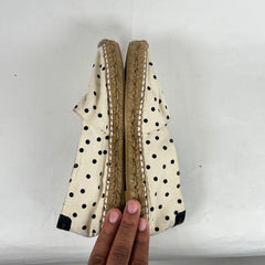 Saint Laurent Polka Dot Espadrilles Size 37.5