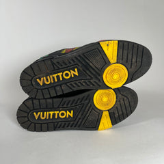 Louis Vuitton Black Yayoi Kusama Trainer Size 9