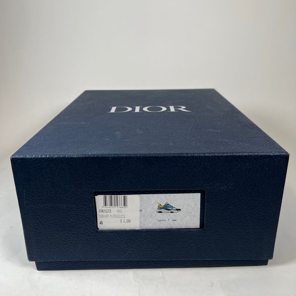Dior B22 Blue/Yellow Sneaker Size 45