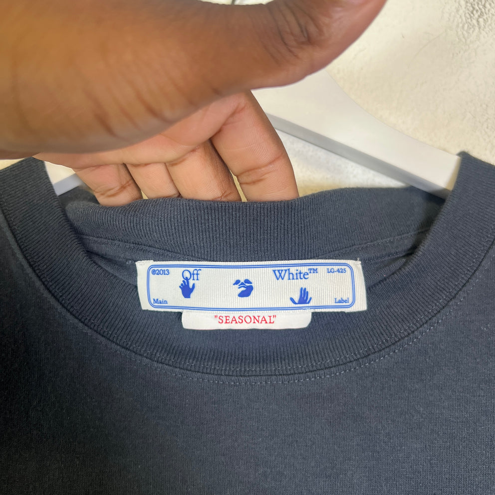 Off-White Degrade Thunder Logo T-Shirt