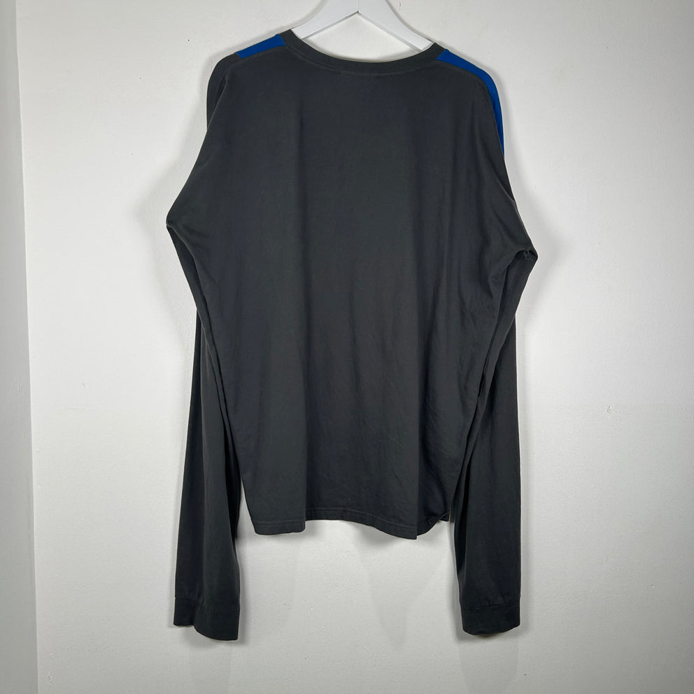Marni Mouth Print Blue/Grey Longsleeve Size 50