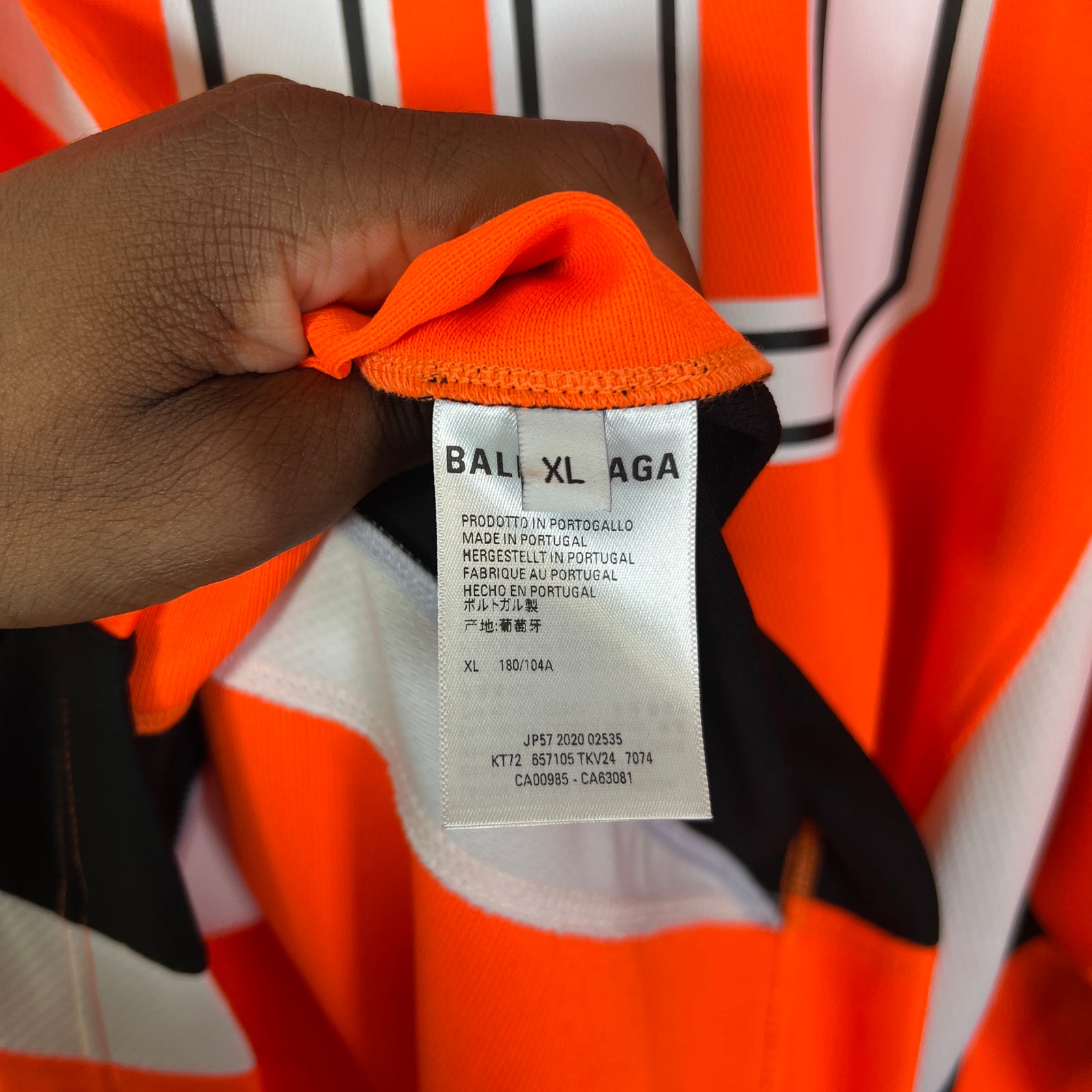 Balenciaga Padded Mesh Hockey Jersey