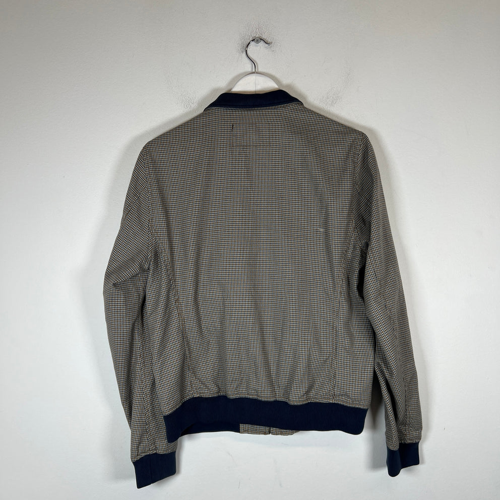 Hysteric Glamour Navy Check Bomber Jacket Size M