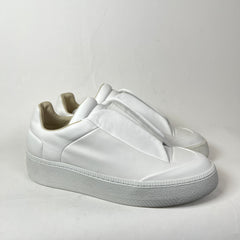 Maison Margiela Triple White Future Laceless Low-Top Sneaker Size 43
