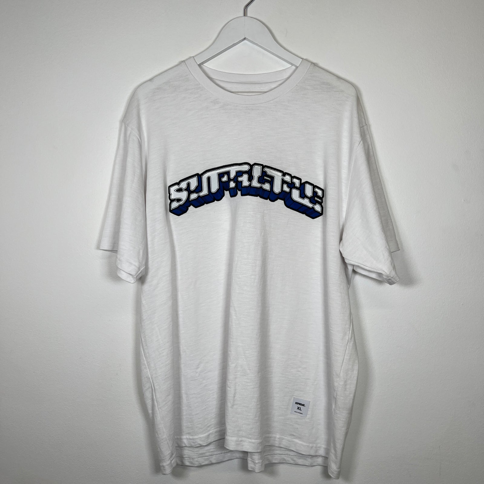 Supreme Blue Spell-Out Logo Size XL