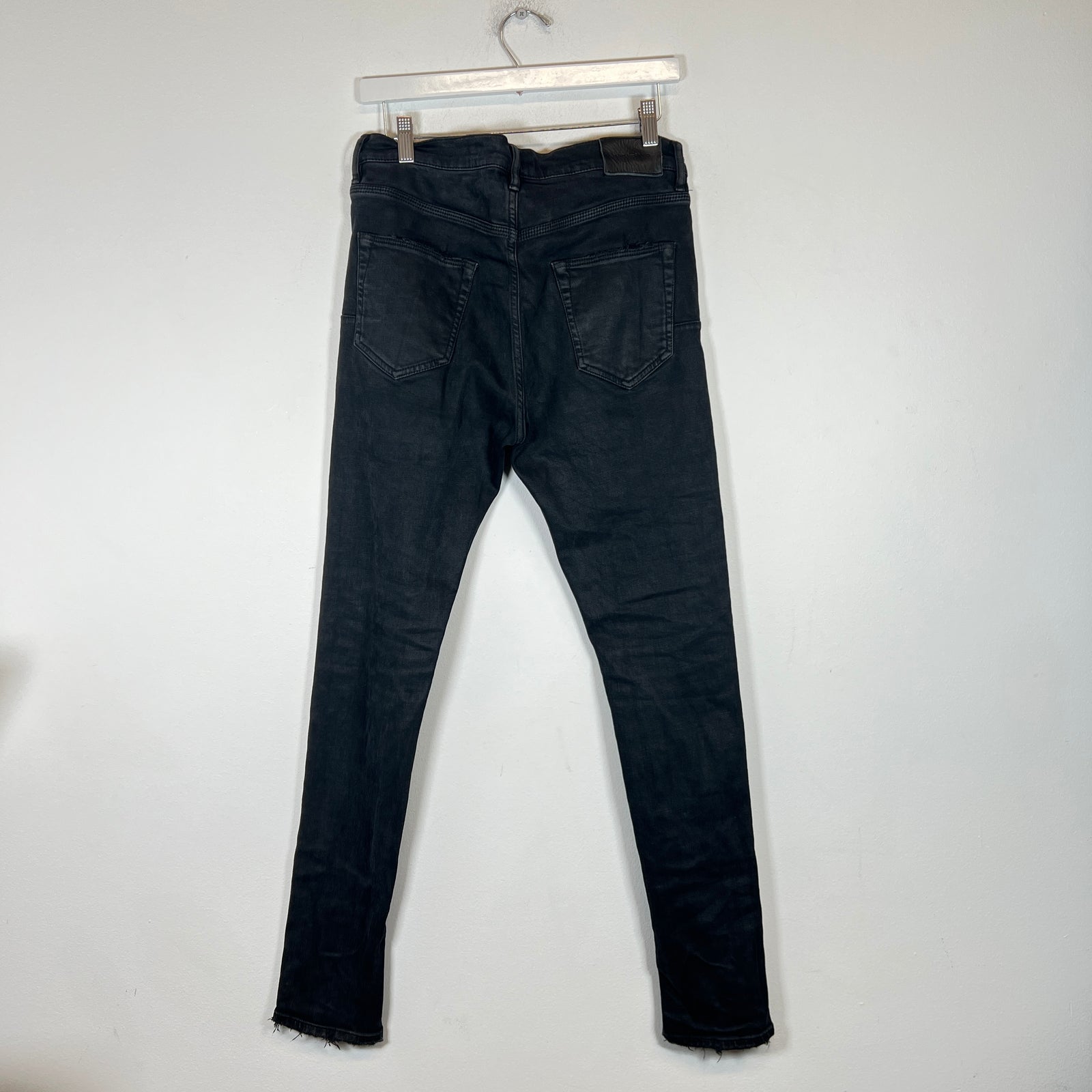 Purple Brand Black Waxed Denim Size 31
