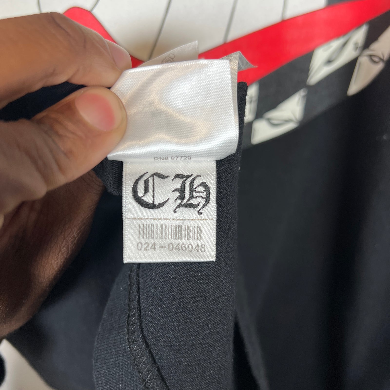 Chrome Hearts Black Matty Boy Chomper Longsleeve Size XL