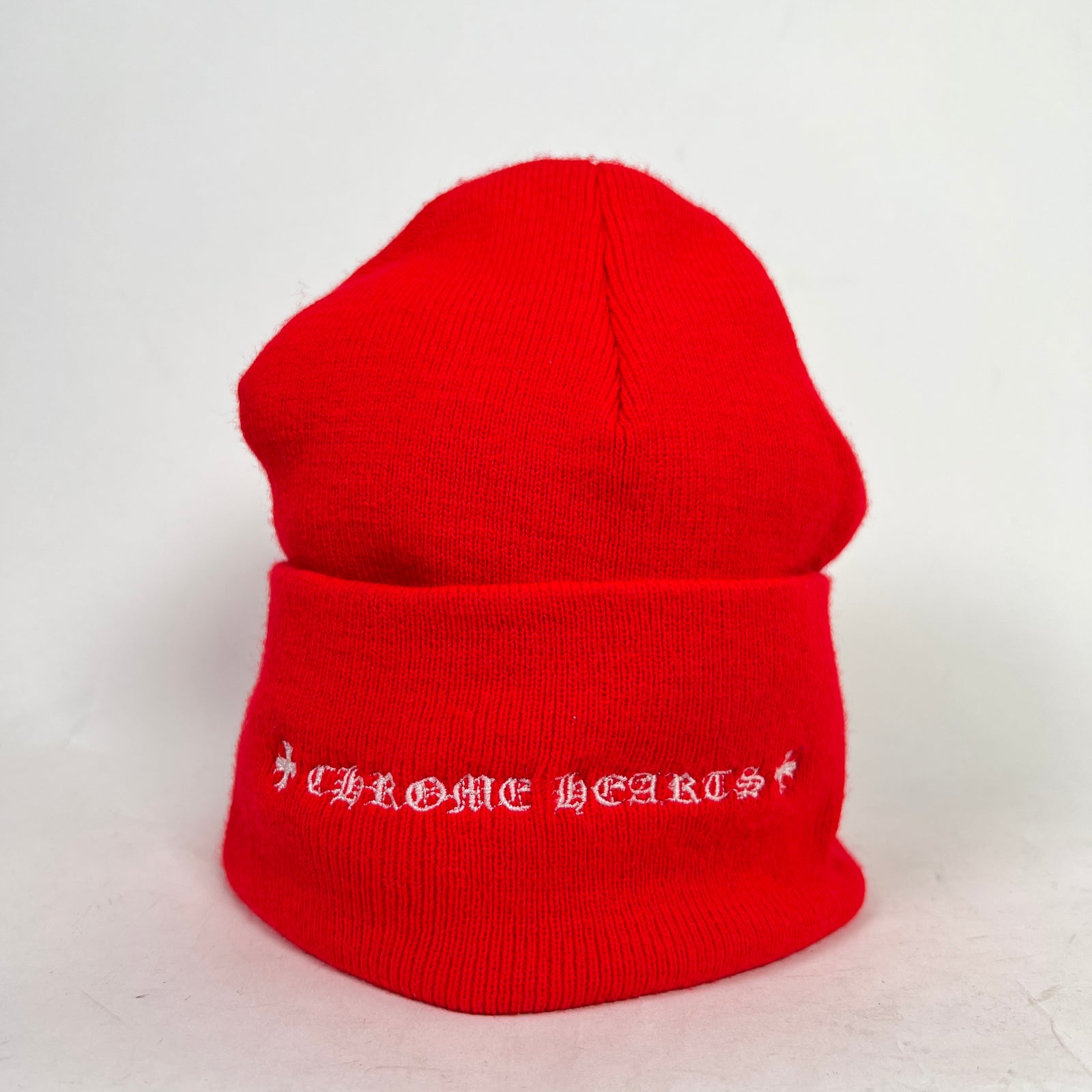 Chrome Hearts Triple Cross Embroidered Beanie