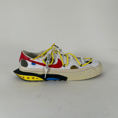 Off-White x Nike Blazer 'University Red' Low-Top Sneaker Size 10.5