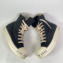 Rick Owens DRKSHDW 'Stop Your Breath' High-Top Ramones