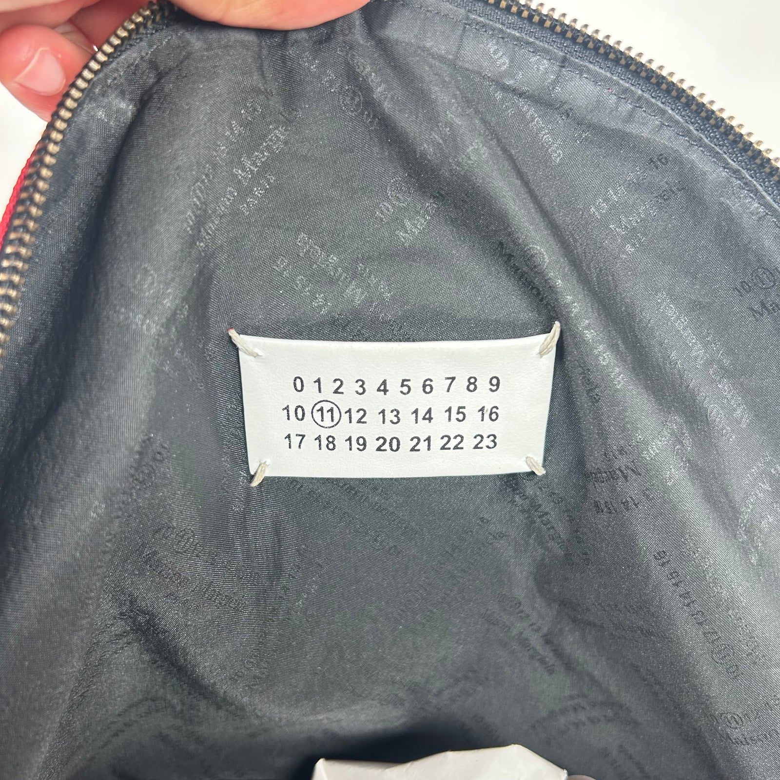 Maison Margiela Red Cloth Backpack