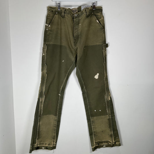 Gallery Dept. Green Flare Carpenters Size 36