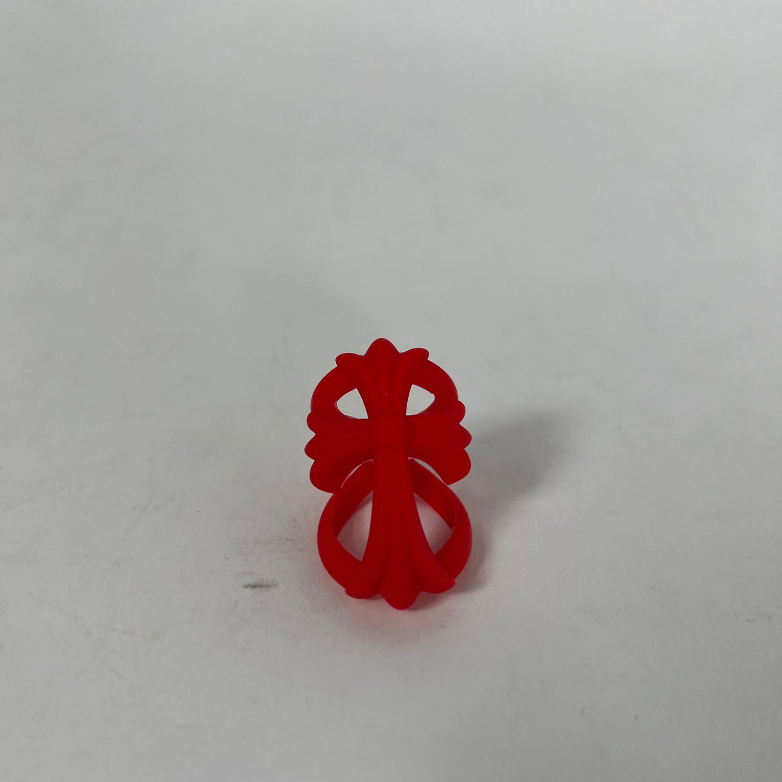 Chrome Hearts Red Silicone Infinity Ring