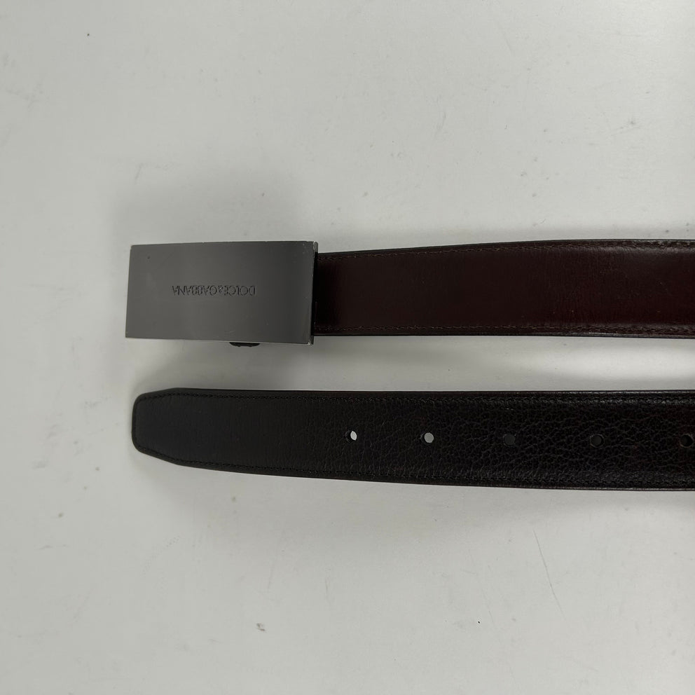 Dolce & Gabbana Brown Belt Size 32