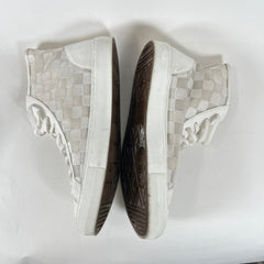 Louis Vuitton White Damier Tattoo High Tops LV 9