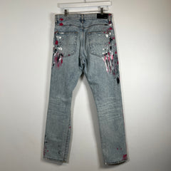 Amiri Straight Leg Paint Splatter Size 31