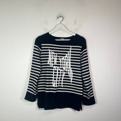 Undercover SS04 "New York City" Navy Striped Longsleeve Size S