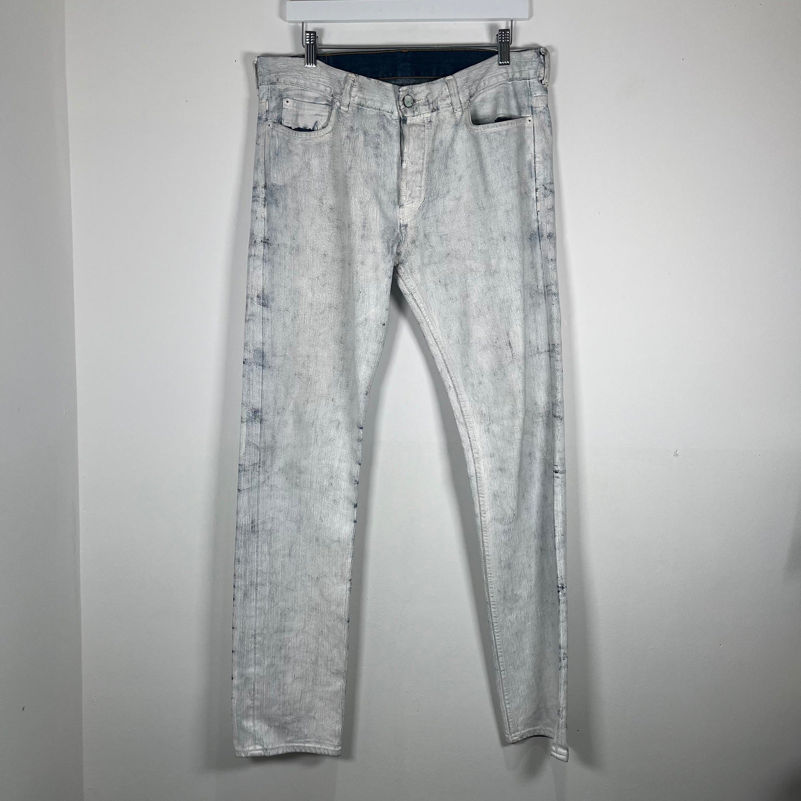 Maison Margiela x HM Paint Cracked Denim Jeans Size 32