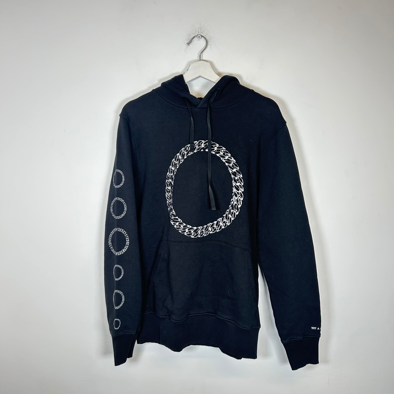Alyx Black Circle Print Hoodie Size S
