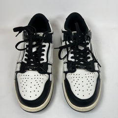 Amiri Black/White Skel Low Top Sneaker Size 41
