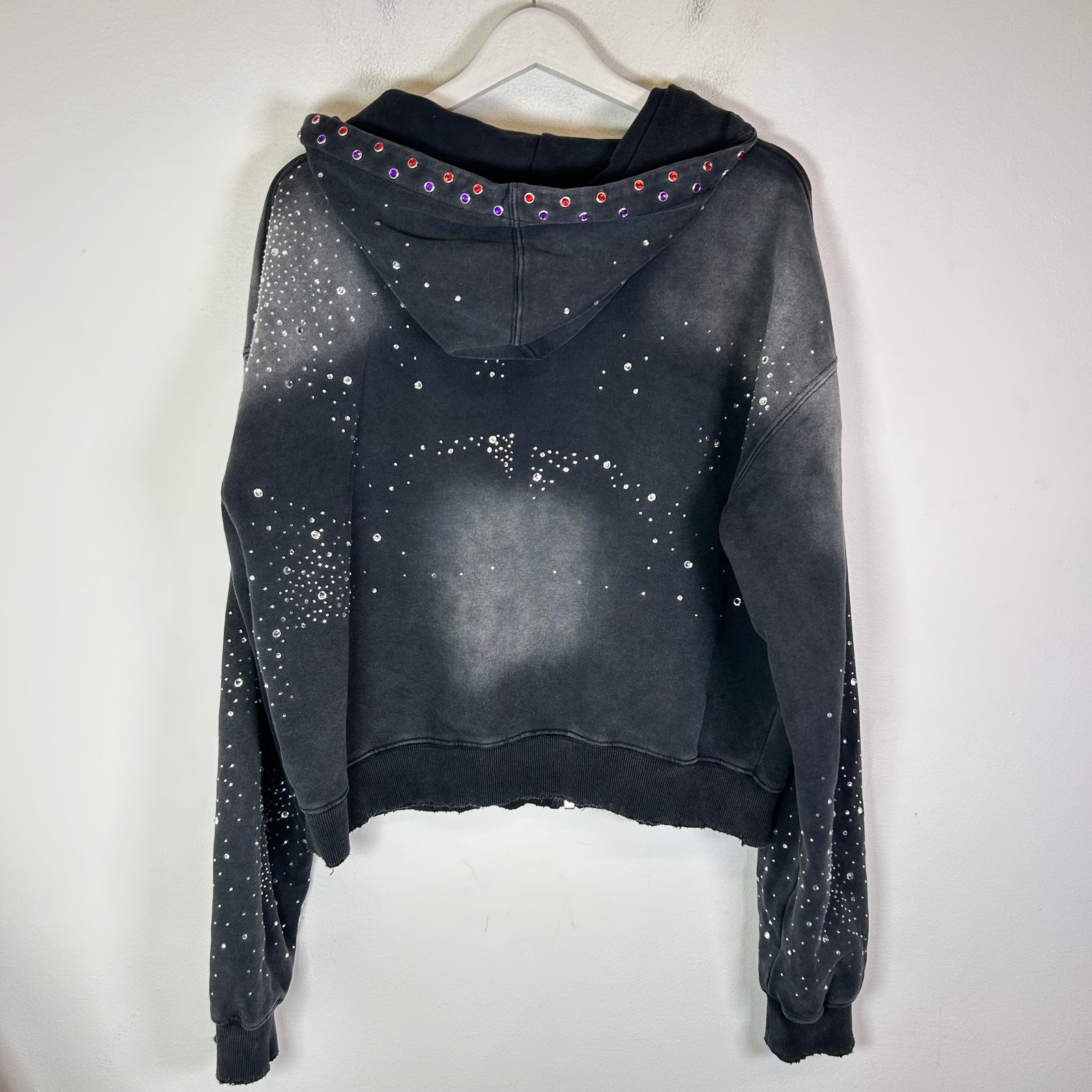 Vale Classico Valley Dreams Rhinestone Zip-Up Hoodie