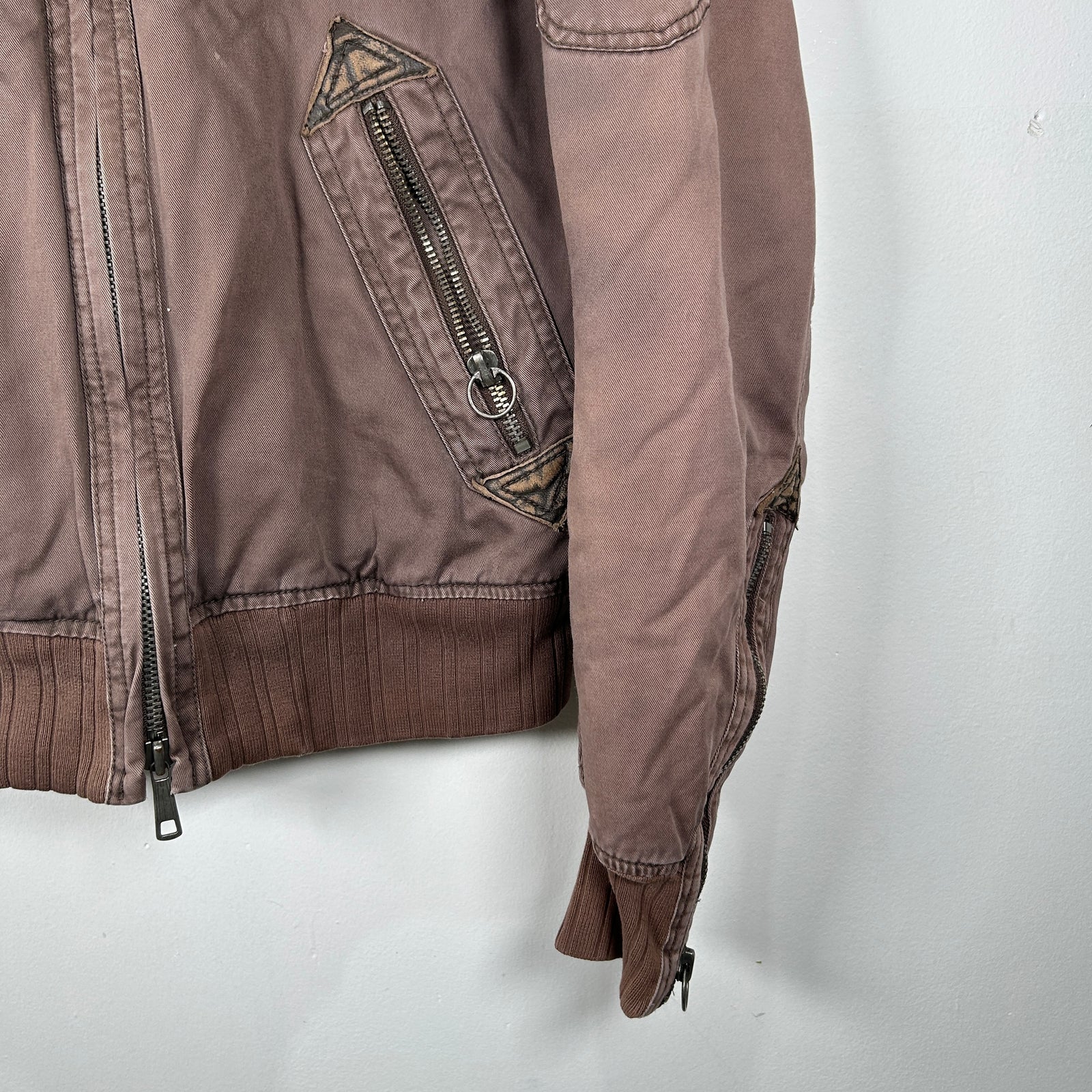 Diesel Western Flight Style Bomber Jacket Size L