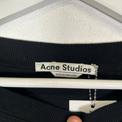 Acne Studios Black Stockholm Oversized T-Shirt Size XL