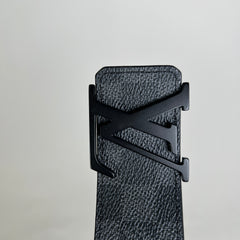 Louis Vuitton Damier Graphite LV Initiales 40MM Belt