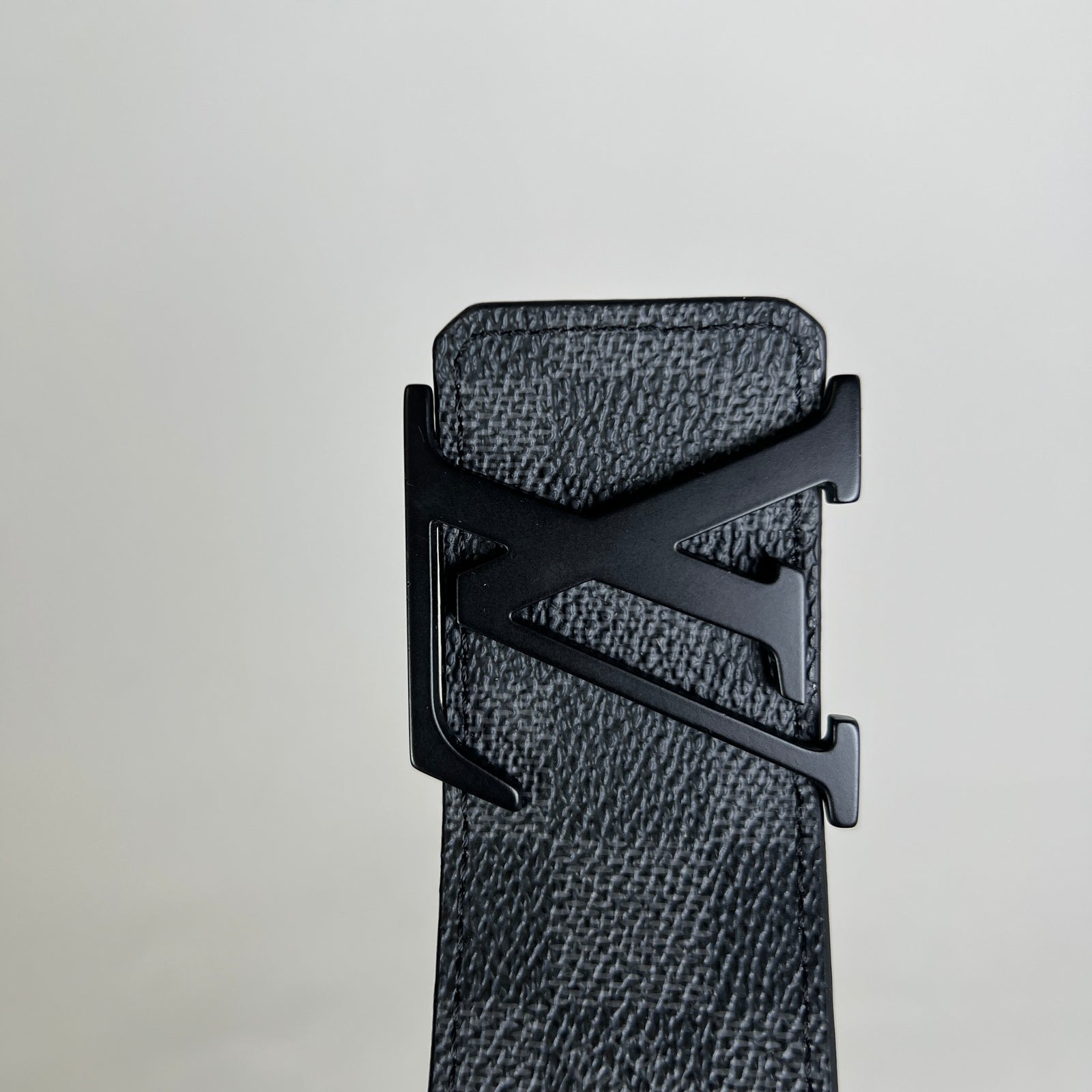 Louis Vuitton Damier Graphite LV Initiales 40MM Belt